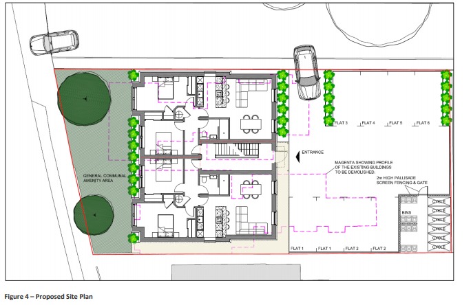 Proposed site plan